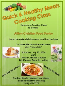 Cooking School Flyer